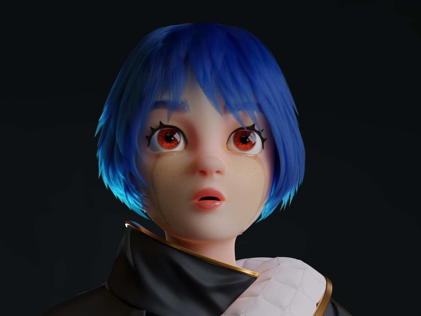 Quiet Girl 3D Model
